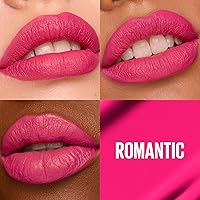 Vista 3 de Maybelline Super Stay Matte Ink Barra de Labios Líquida Maquillaje, Color de Alto Impacto de Larga Duración, Hasta 16H de Uso, Romántico, Rosa Vivo
