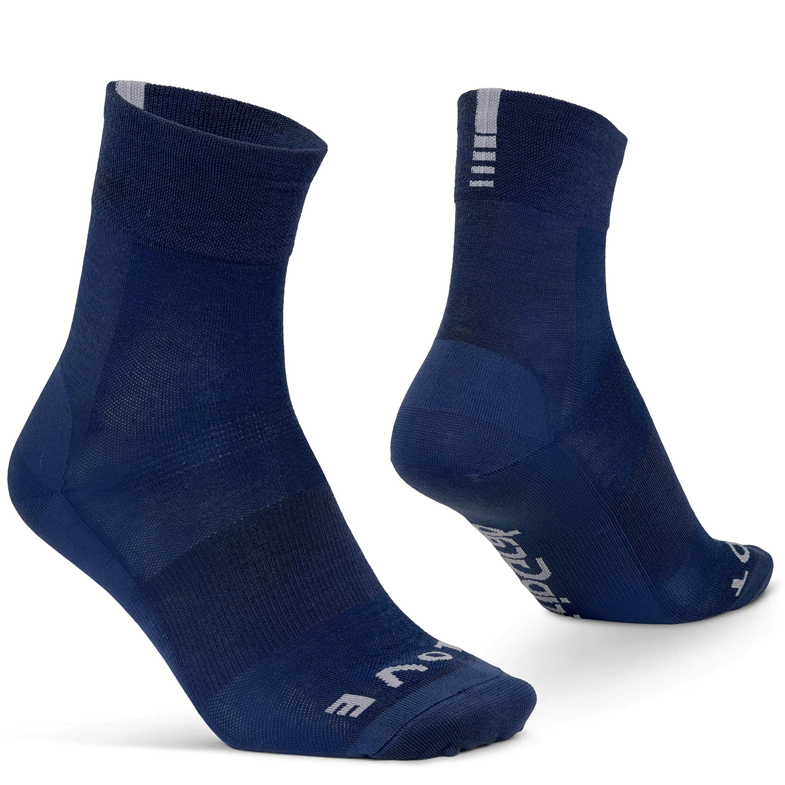 GripGrab Unisex Merino Lightweight Sl Summer Socks, Navy Blue, S 5-7.5 EU
