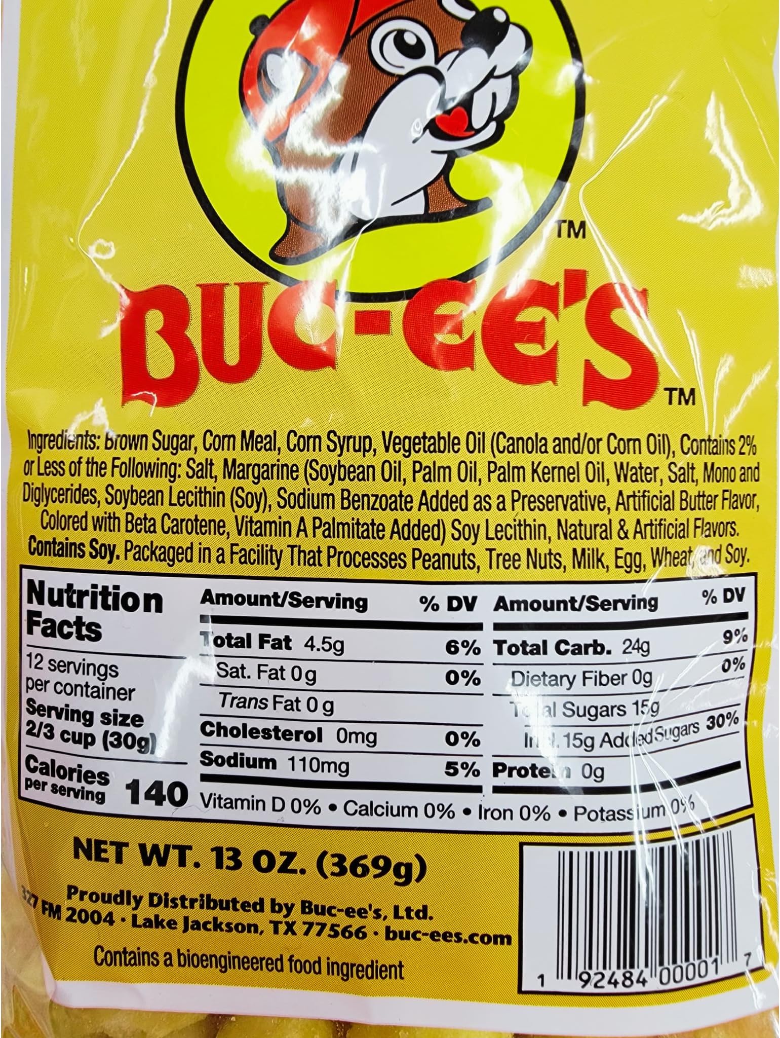 Famous Beaver Nuggets Sweet Corn Puff Snacks, 13 Ounces (Pack of Two 13 Ounce Bags - 26 Ounces Total))
