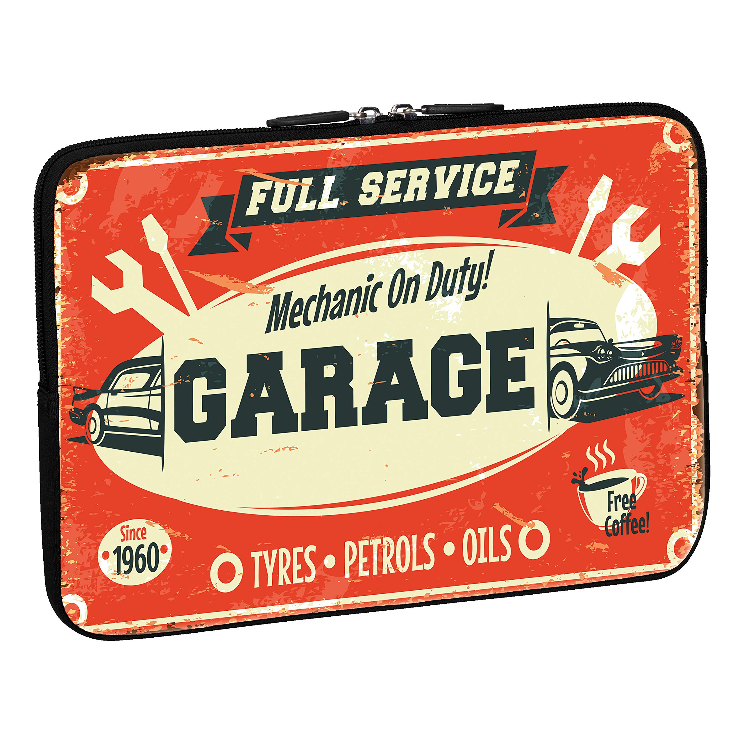 PEDEA Laptop Bag Case Design Sleeve for 15.6 inch, Garage
