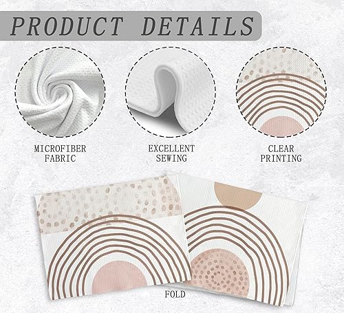 Miniatura 210 de You are My Sunshine - Juego de 2 toallas de cocina y paños de cocina y paños de cocina bohemios absorbentes, toallas de mano para baño y cocina