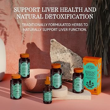 Herbs Etc. Liver Tonic Classic Liquid Extract, Gluten-Free, Vegan, 1 fl oz