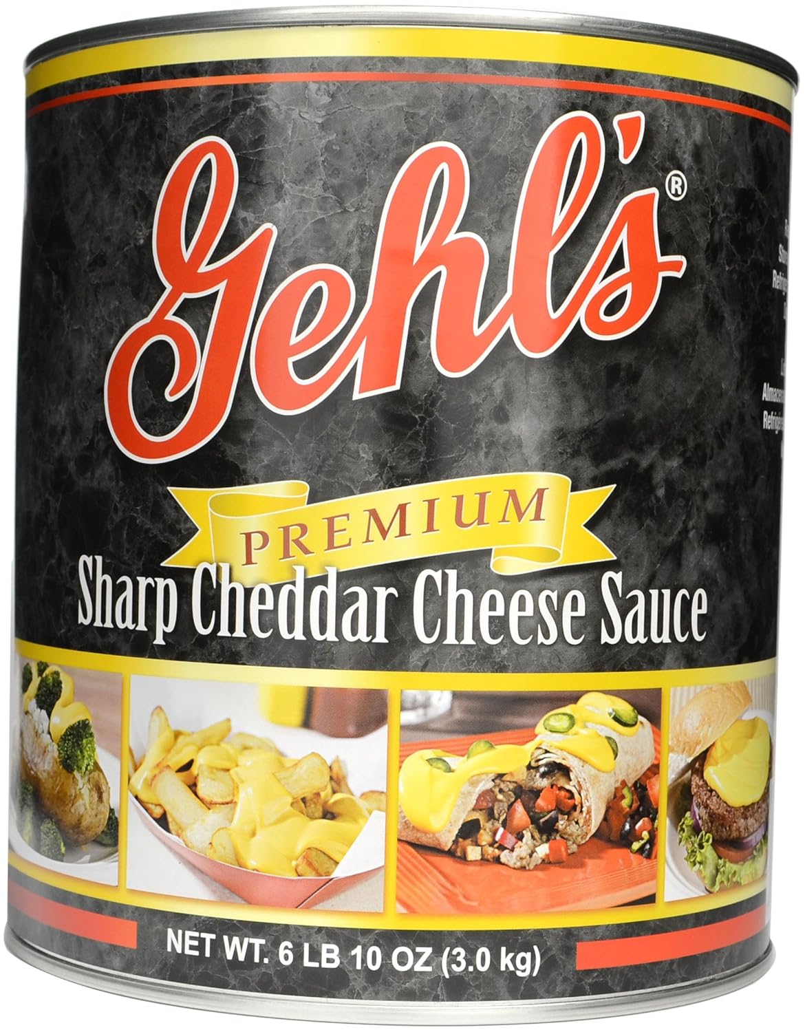 Gehl's Premium Sharp Cheddar Cheese Sauce, 106Ounce Gourmet Sauces Grocery