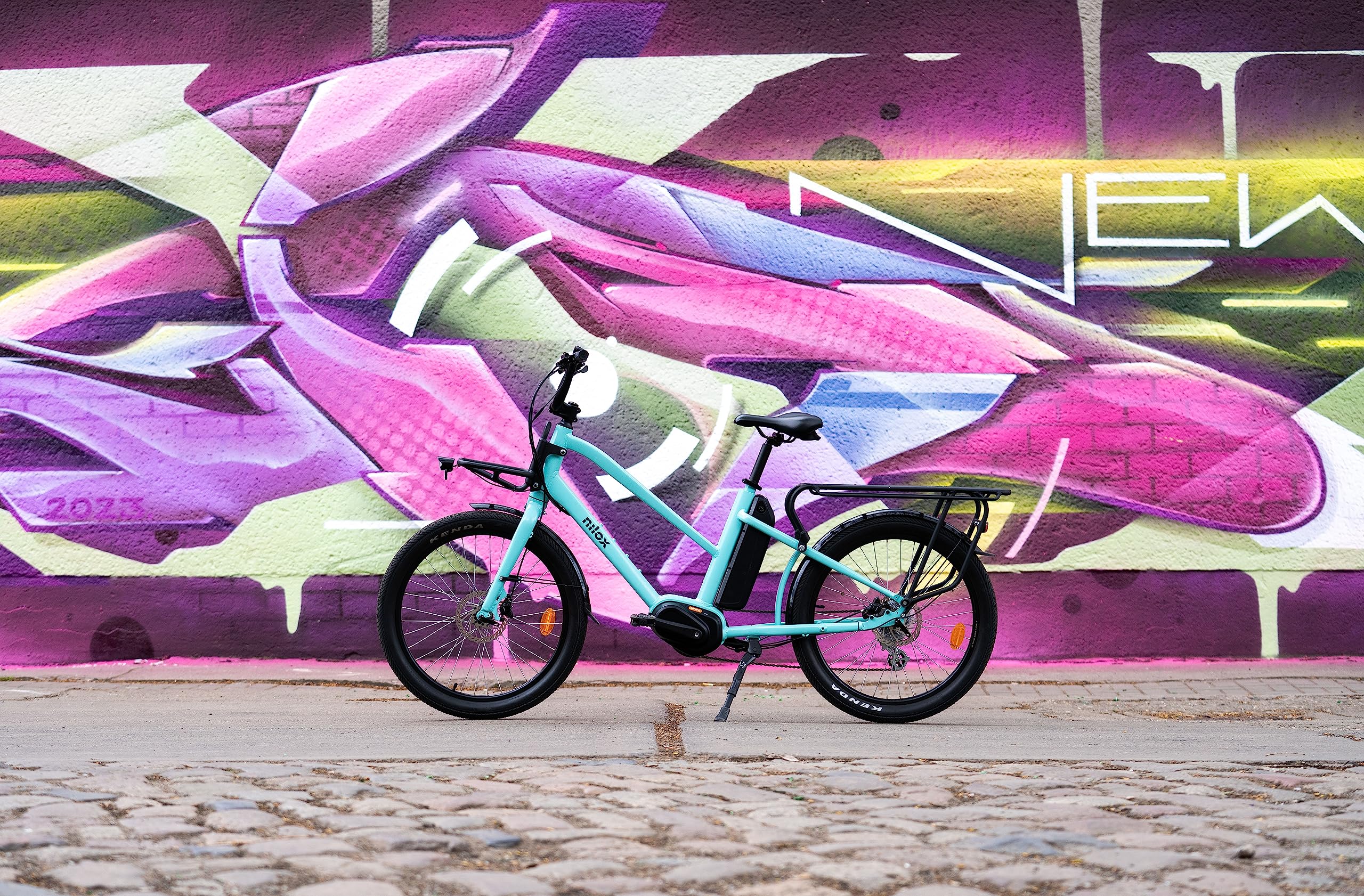 Nilox 30NXEBCMMV1, Ebike Unisexe-Adult, Light Blue, One Size