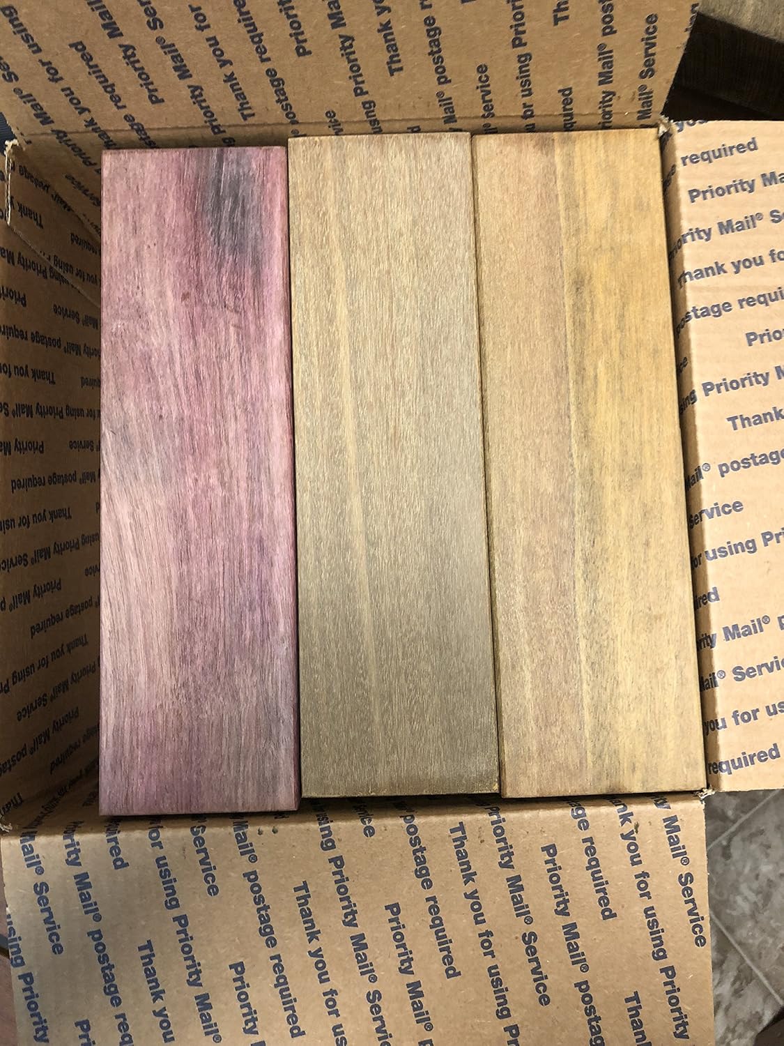 EFP Artisan Woods Mixed Box of Solid Tropical Wood (10)