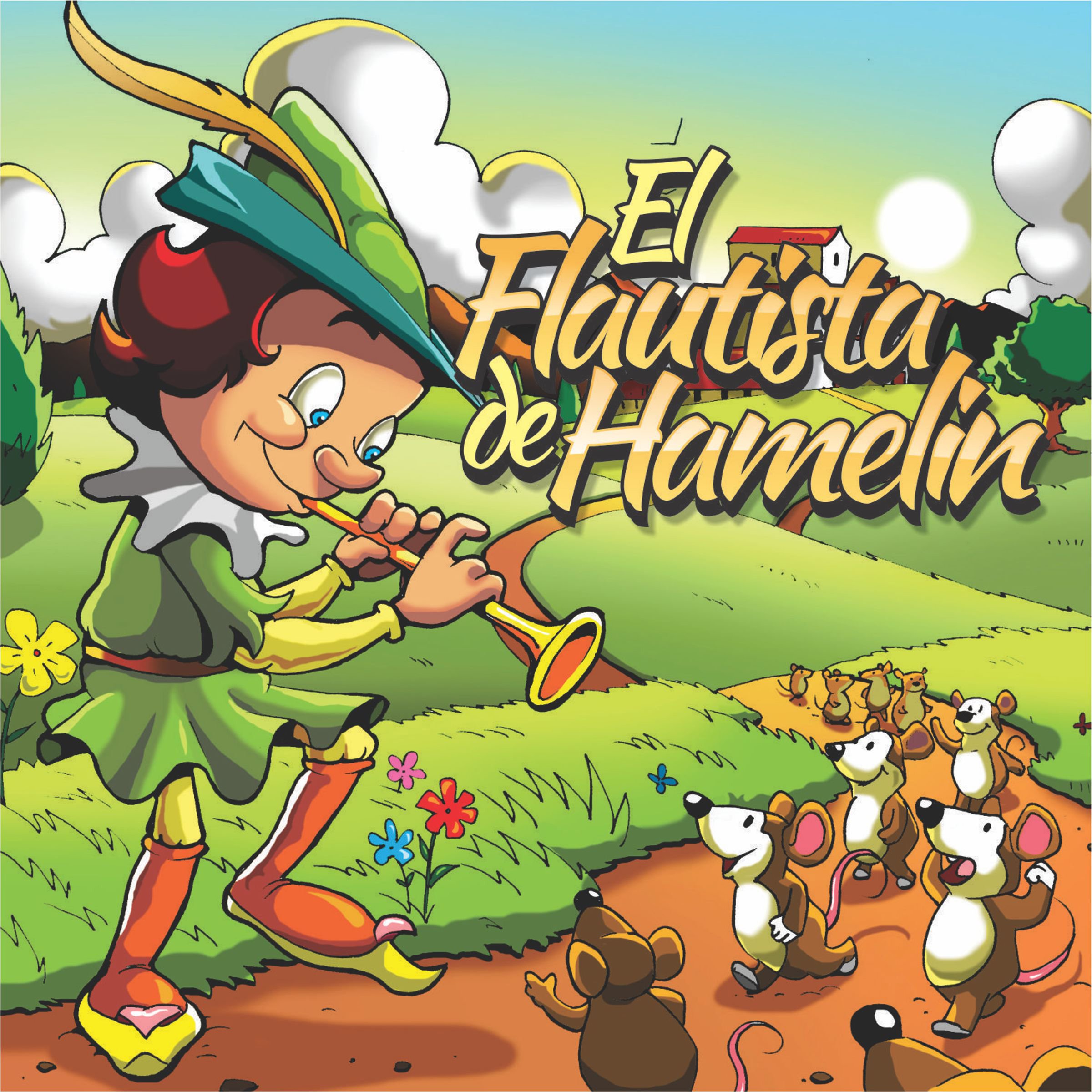 Cover art for El Flautista de Hamelín [The Pied Piper of Hamelin]