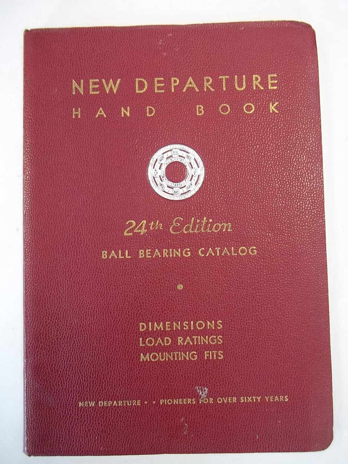 New Departure Hand Book 24th Edition Ball Bearing Catalog (Dimensions