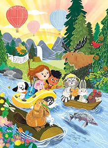 Ceaco Let's Explore Home Away From Home 1000 Piece Jigsaw Puzzle - Made In USA From Recycled Materials