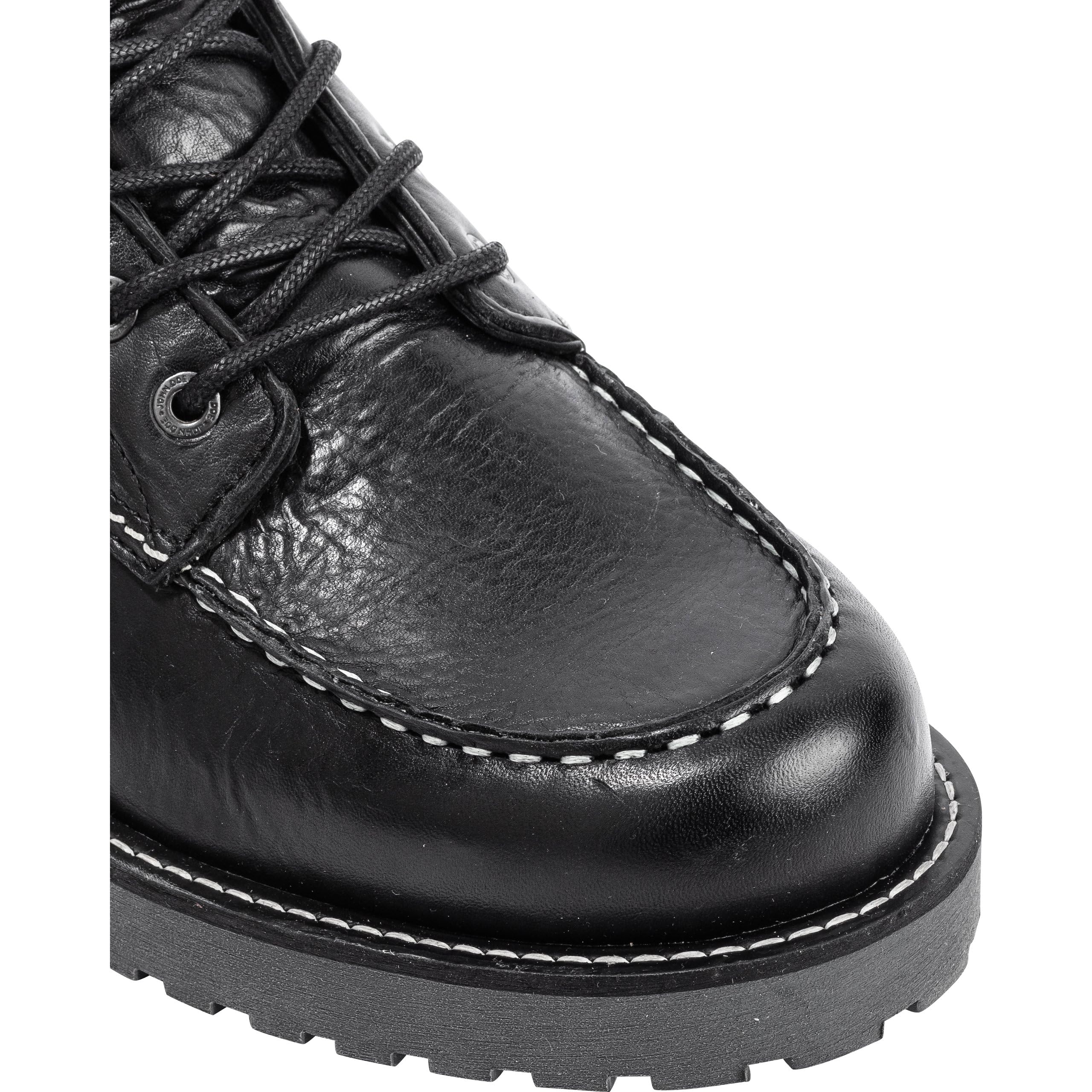 John Doe Rambler Stiefel – Motorradstiefel Leder – Schwarz/Braun – Handgefertigt