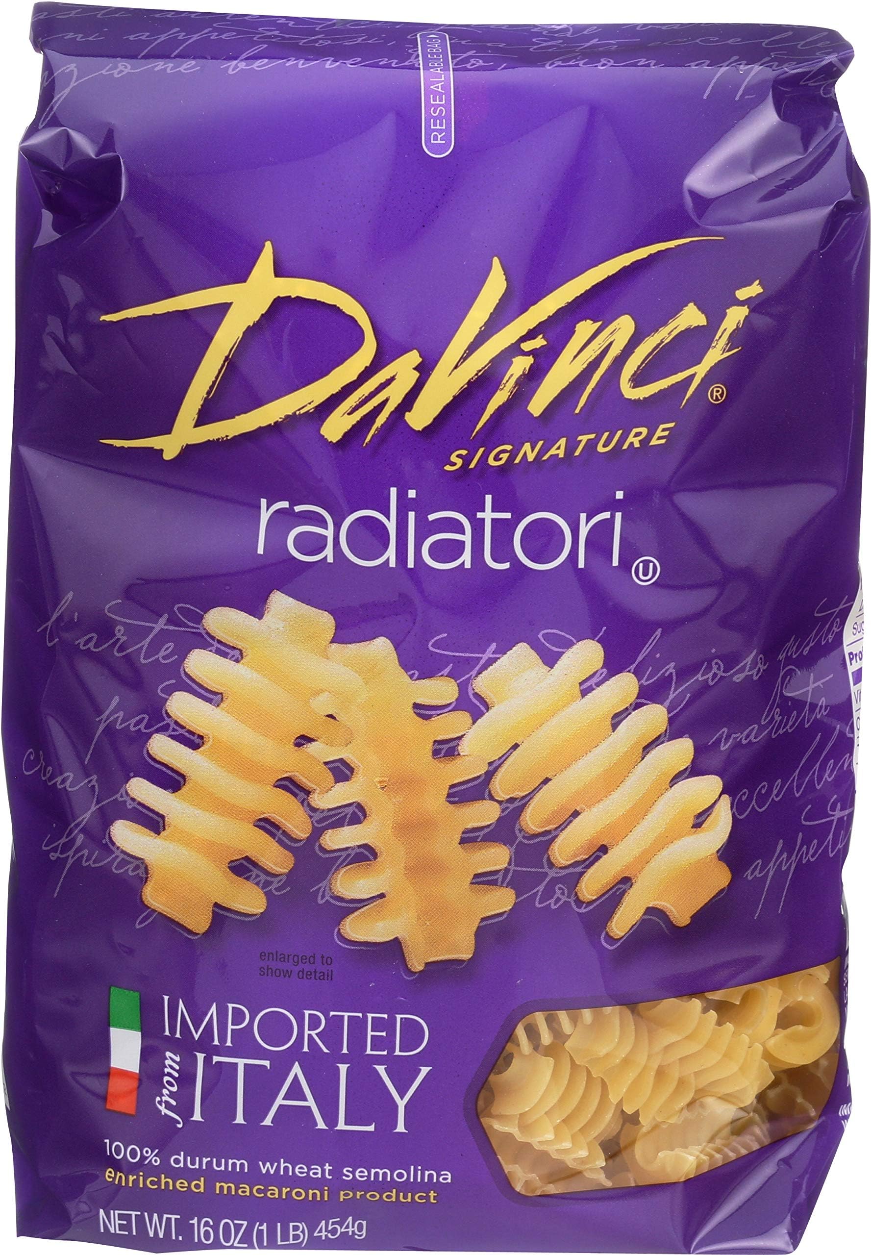 DaVinci Signature, Radiatori, 16 Ounce Resealable Bags (Pack of 12)
