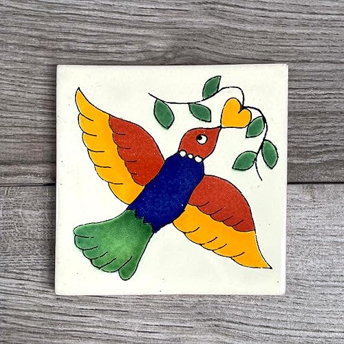 Miniatura 7 de Mixed Set of 4 Mexican Tile Coasters