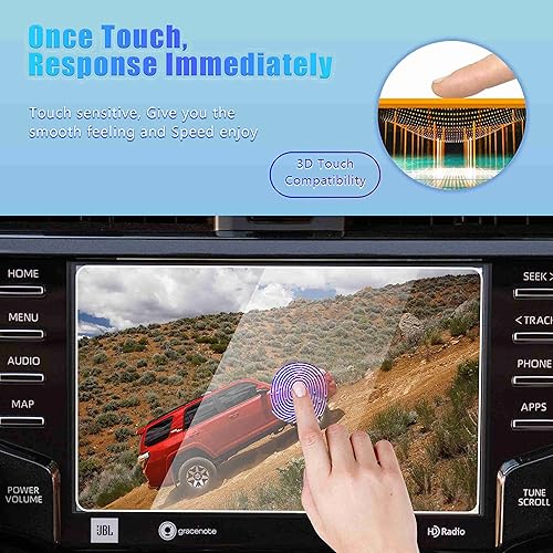 Miniatura 3 de GFJNFG - Protector de pantalla para Toyota 4Runner 2024, 2023, 2022, 2021, 2020, protector de pantalla táctil de 8 pulgadas, 4 corredores 2020-2024,