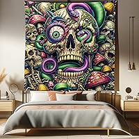 Vista 38 de Ambesonne Tapiz de palmera, impresión de imagen de atardecer tropical, estilo vintage, playa de verano, para colgar en la pared para dormitorio