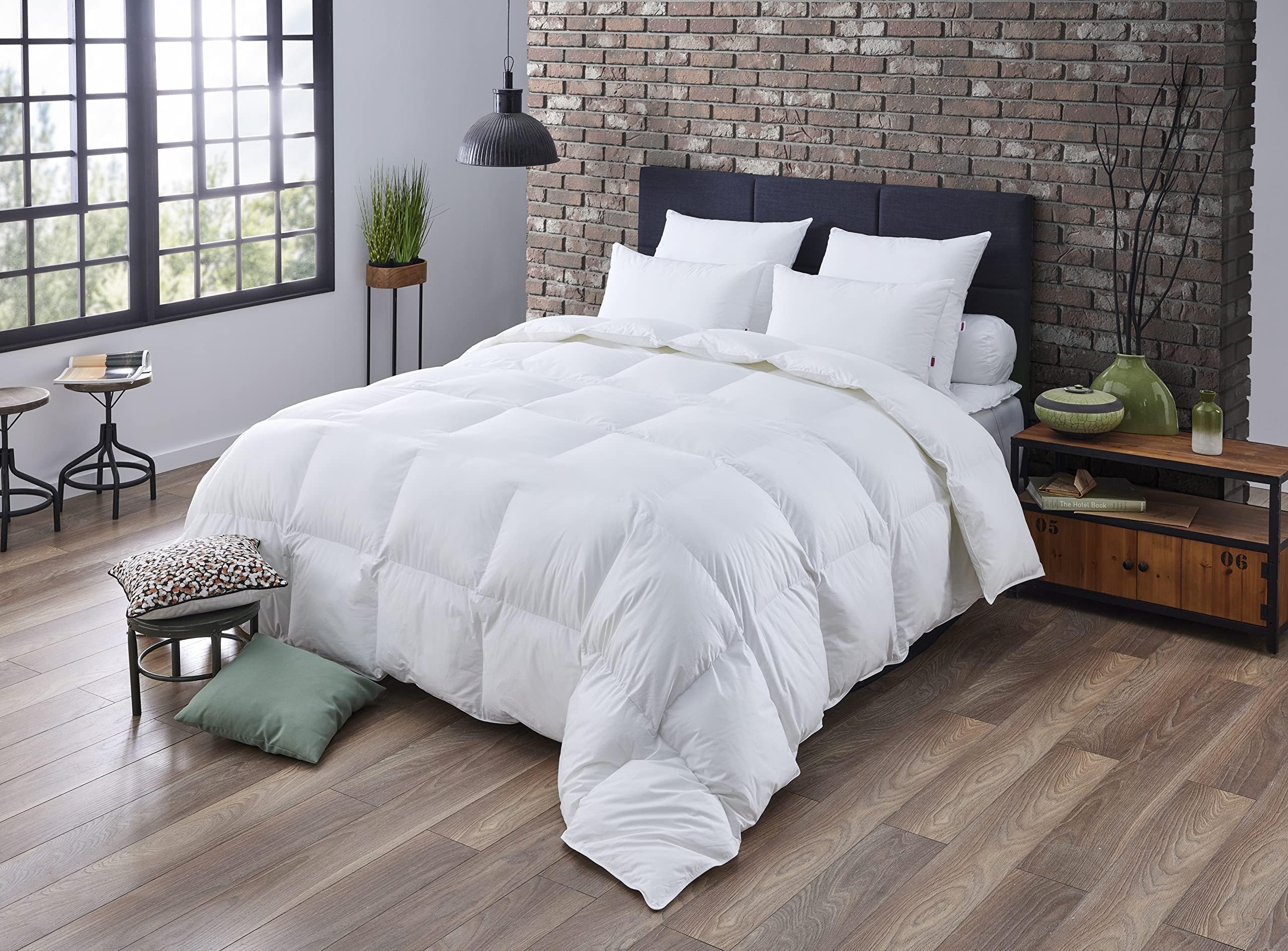 Dodo Mont Comforter, Cotton, White, white, 240 x 260 cm
