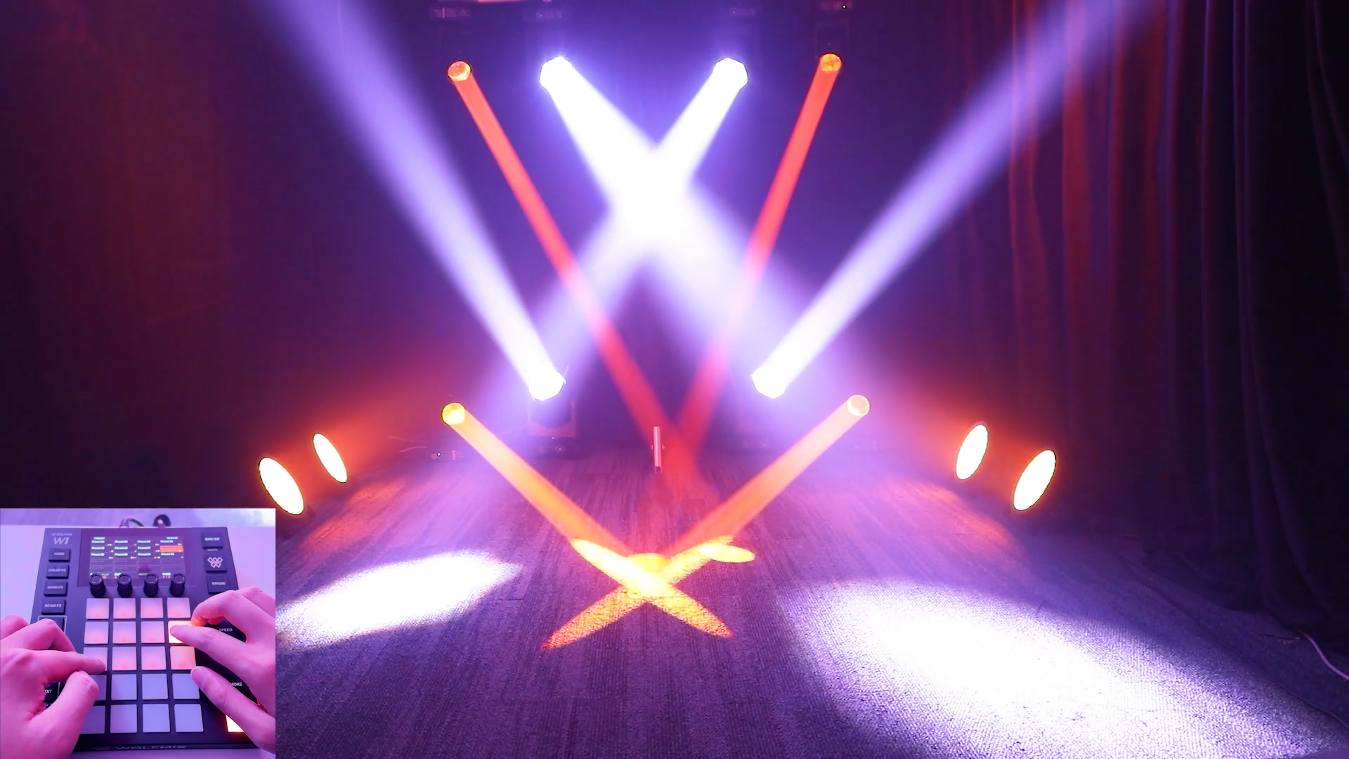 【開封済み・未使用】BETOPPER ステージライト　LED　RGB　4個セット Amazon.com: BETOPPER Stage Lighting 120W Par Light RGBW 4-in