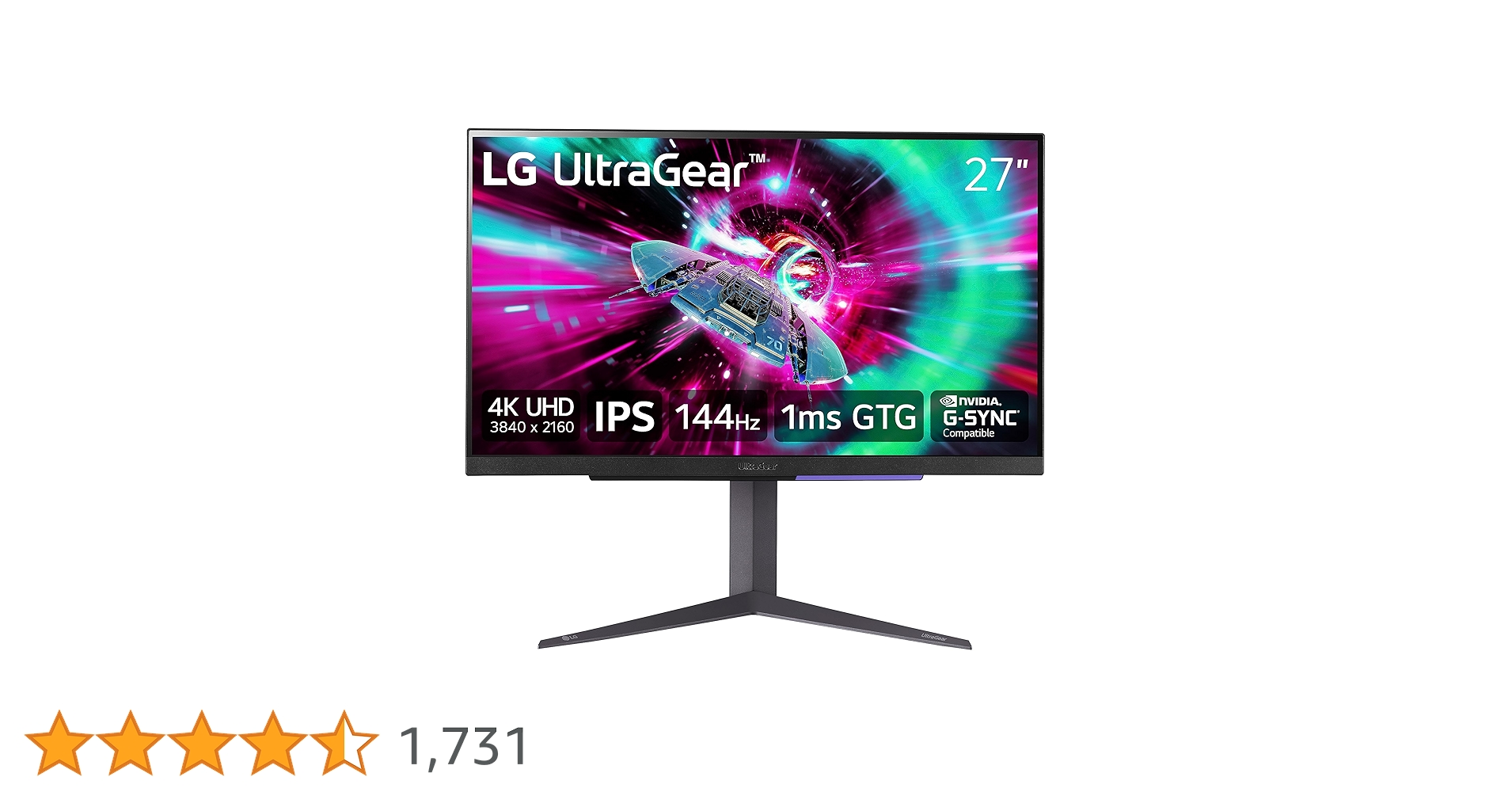 4K 144Hz LG UltraGear ゲーミングモニター 美しさ×速さのゲーミングモニター「LG UltraGear™」シリーズ
