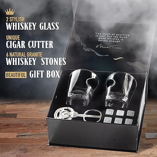 Miniatura 8 de EMcollection Paquete de vasos de whisky para hombres de cumpleaños