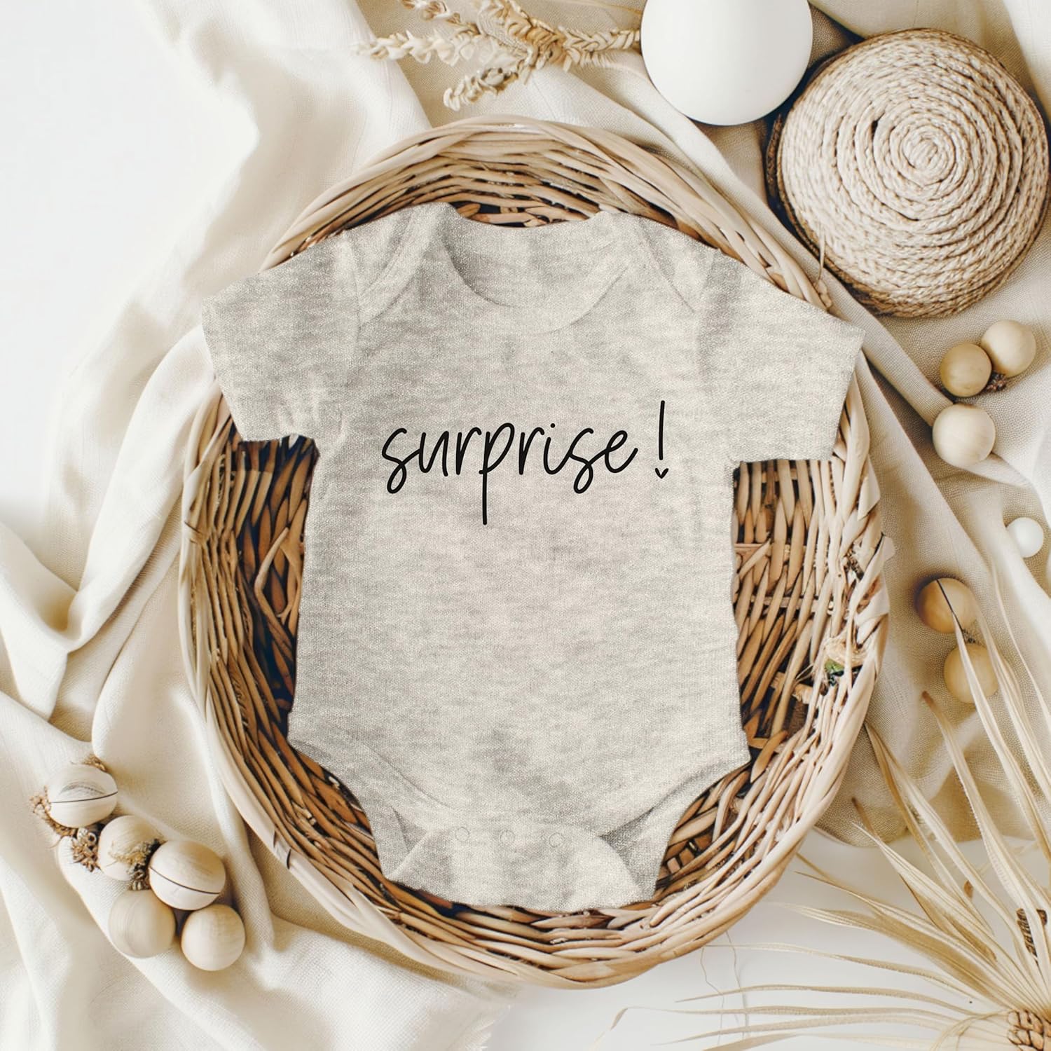 Surprise Pregnancy Announcement Infant Bodysuit for Grandparents | New Baby Announcement for Friends and Family - Image 2
