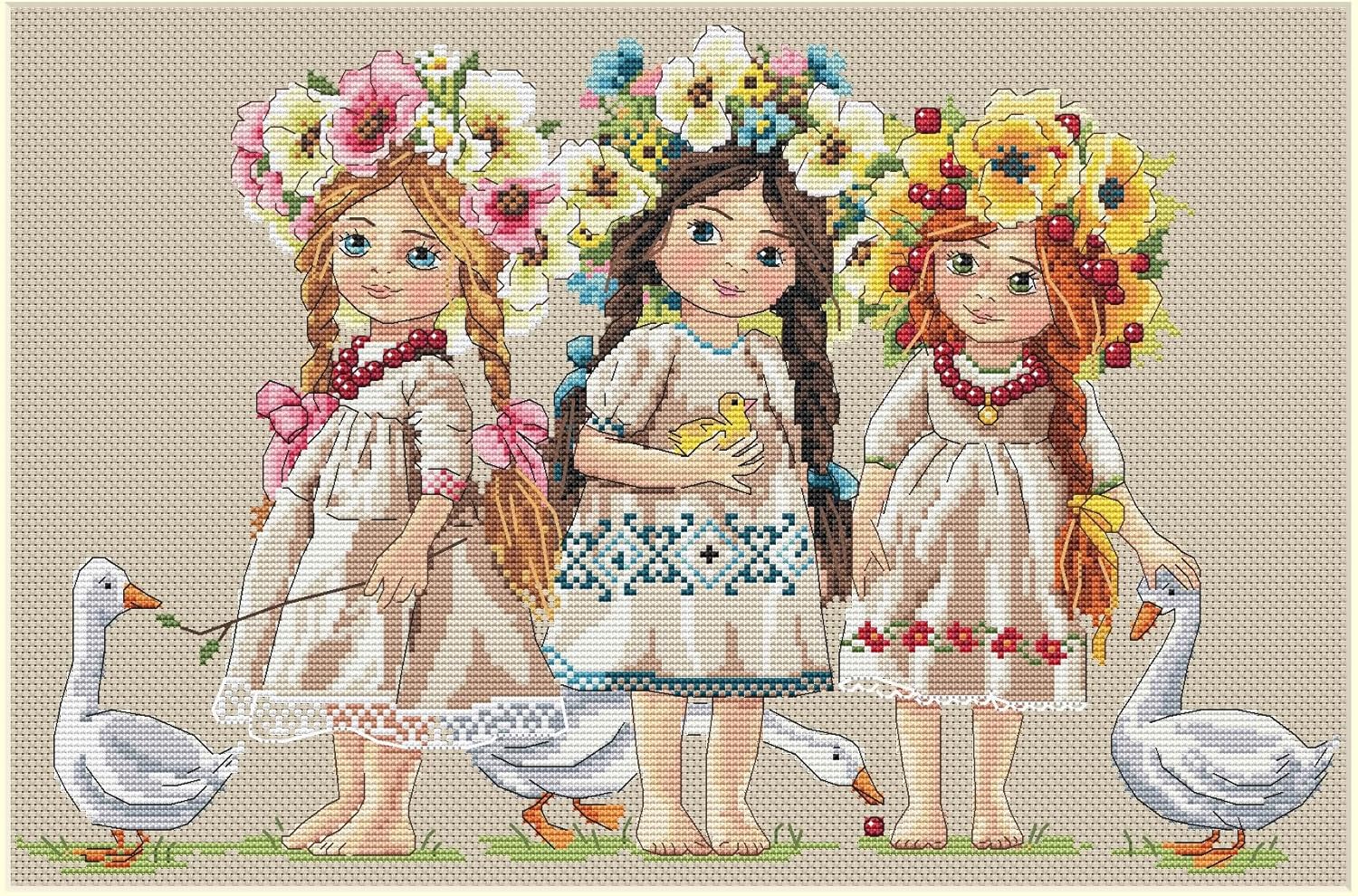 Merejka Counted Cross Stitch Kit Friends