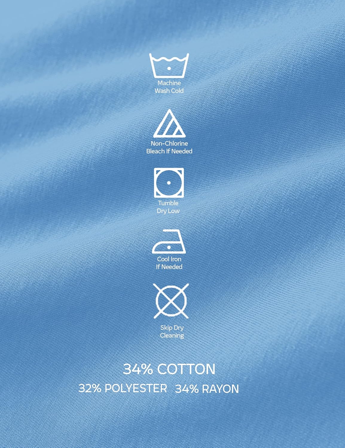 Cotrasen Mens T-Shirts Short Sleeve Curved Hem Lightweight Moisture Wicking Cooling Cotton Blend Casual Crewneck Tee Shirts - Image 5