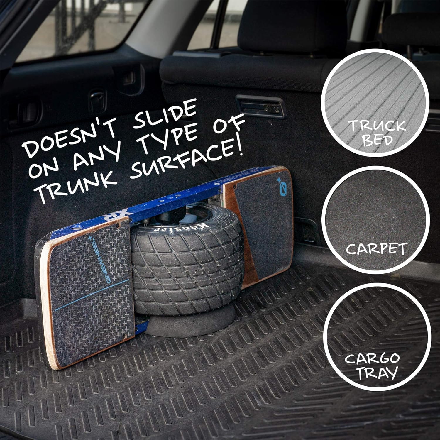 Landslide Trunksaver Onewheel Stand for Car Trunk | Tumble-Proof Non-Slip Holder for One Wheel GT/S-Series, XR Classic, Pint/Pint X and XR | Made of Soft and Protective EVA Foam