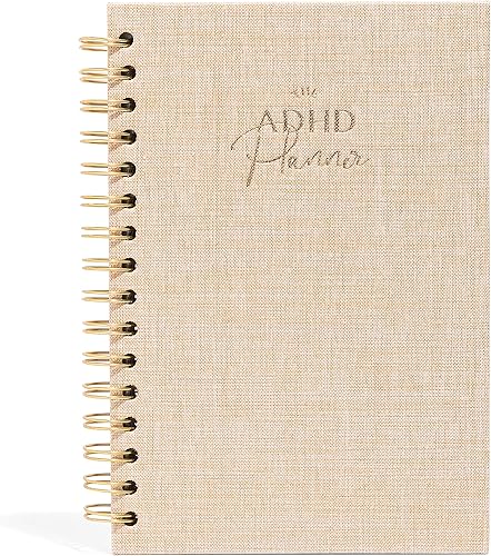 The ADHD Planner - Planificador Diario Semanal Sin Fecha Organizador Diario para Personas Desorganizadas - Rastreador de Hábitos Registro de