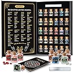 Healing Crystals in Jars 30 PCS - Crystals for Witchcraft - Real Witch Crystals in a Bottle - Altar Witchcraft Stones - Crystal Witchcraft Supplies - Mini Gemstones - Wiccan Advent Calendar 2025