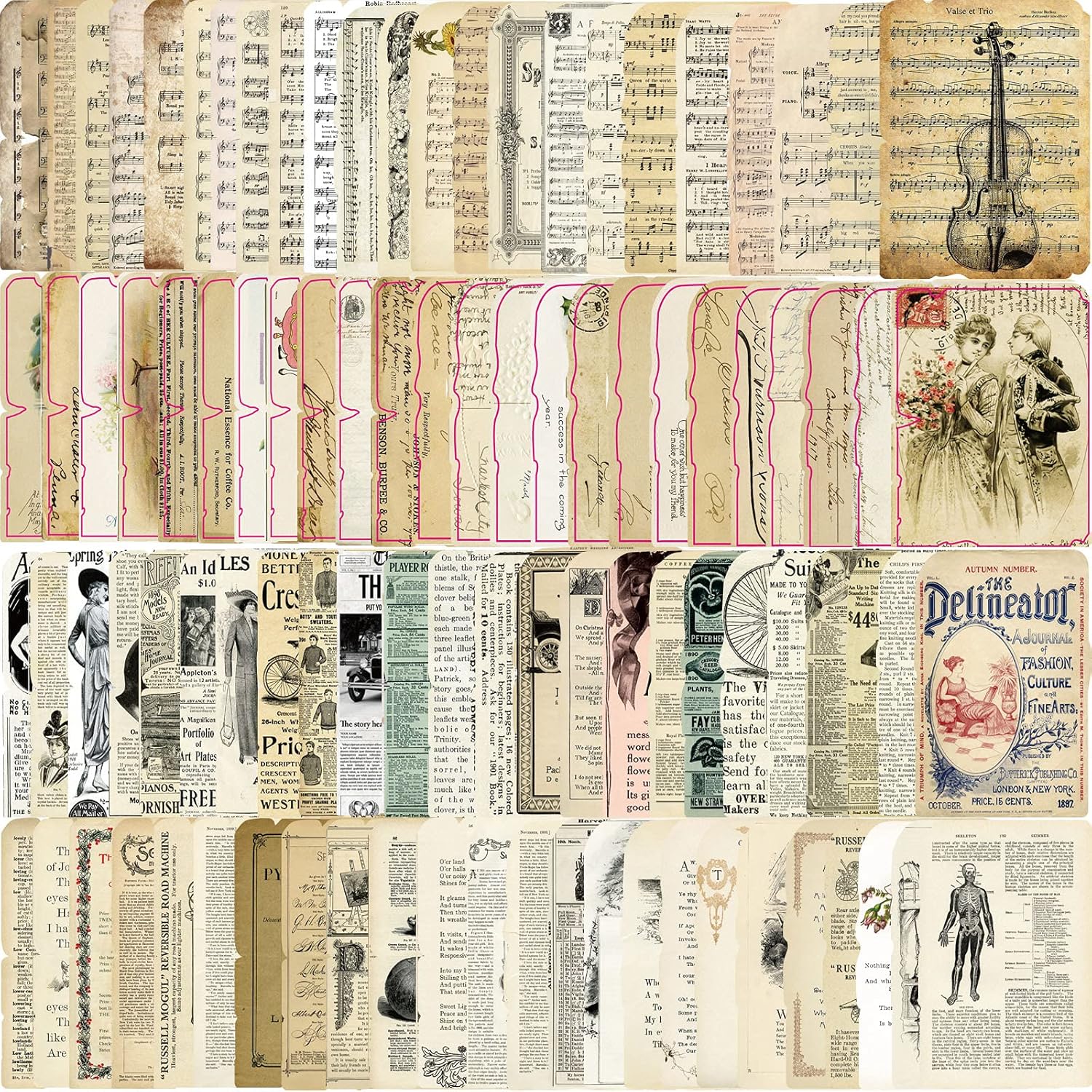 Vintage Journaling Scrapbooking Supplies Retro Scrapbooking