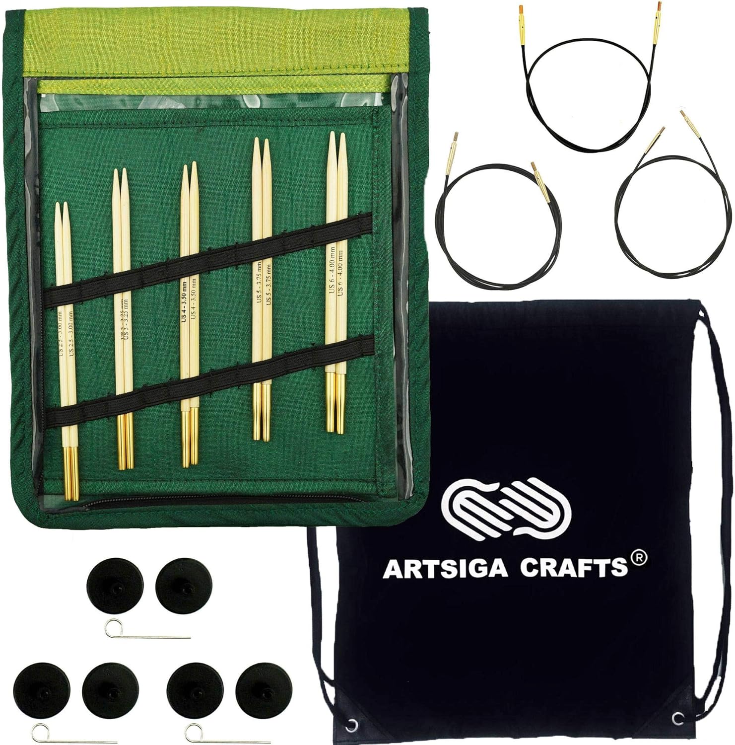 Knitter's Pride Bamboo Knitting Needles Interchangeable