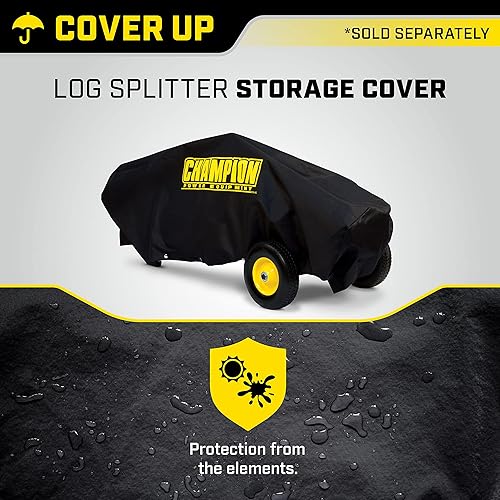 Vista 6 de Champion Power Equipment 90720 cortadora de troncos portátil y compacto de 7 toneladas