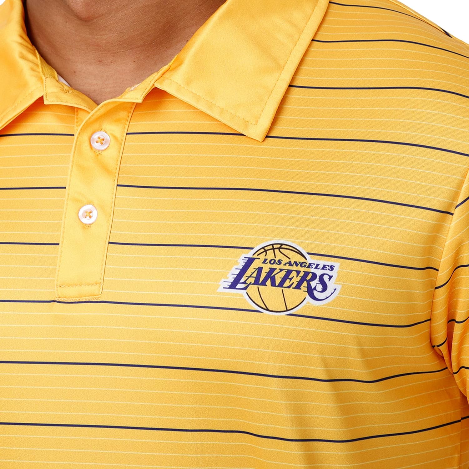 FOCO NBA Mens NBA Team Logo Polo Short Sleeve Polyester Shirt