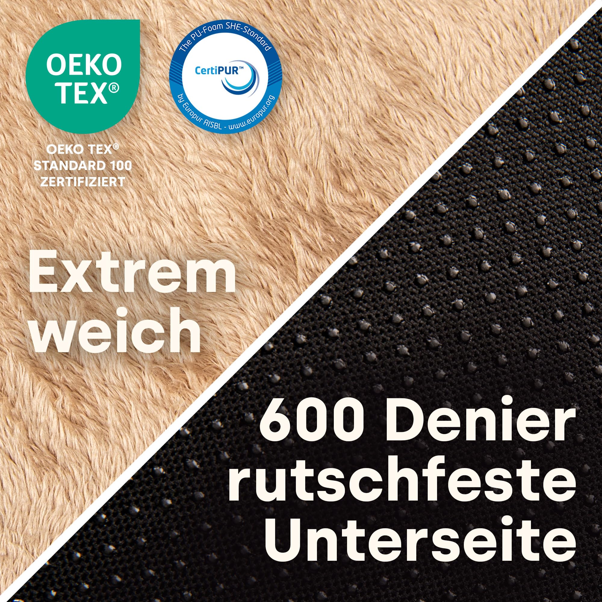Emmi-pet Astro Orthopädisches Hundebett & Katzenbett S, Grau