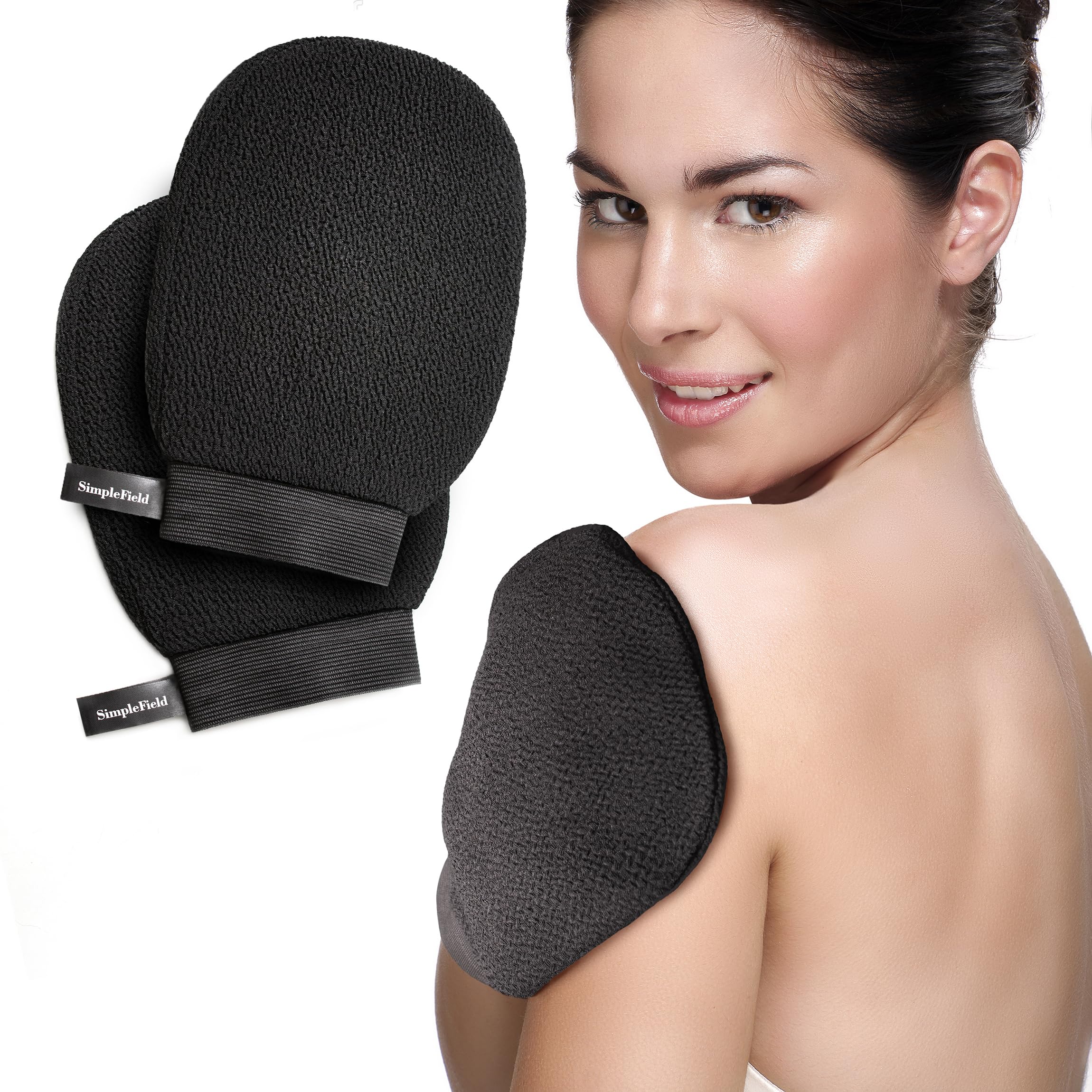 SimpleField Korean Exfoliating Mitt - bath and bathing accessories | Mubboo