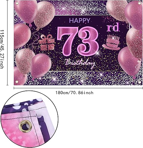 Vista 209 de IMISI Decoraciones de cumpleaños número 19 para niñas, pancarta rosa de feliz cumpleaños para telón de fondo de fiesta