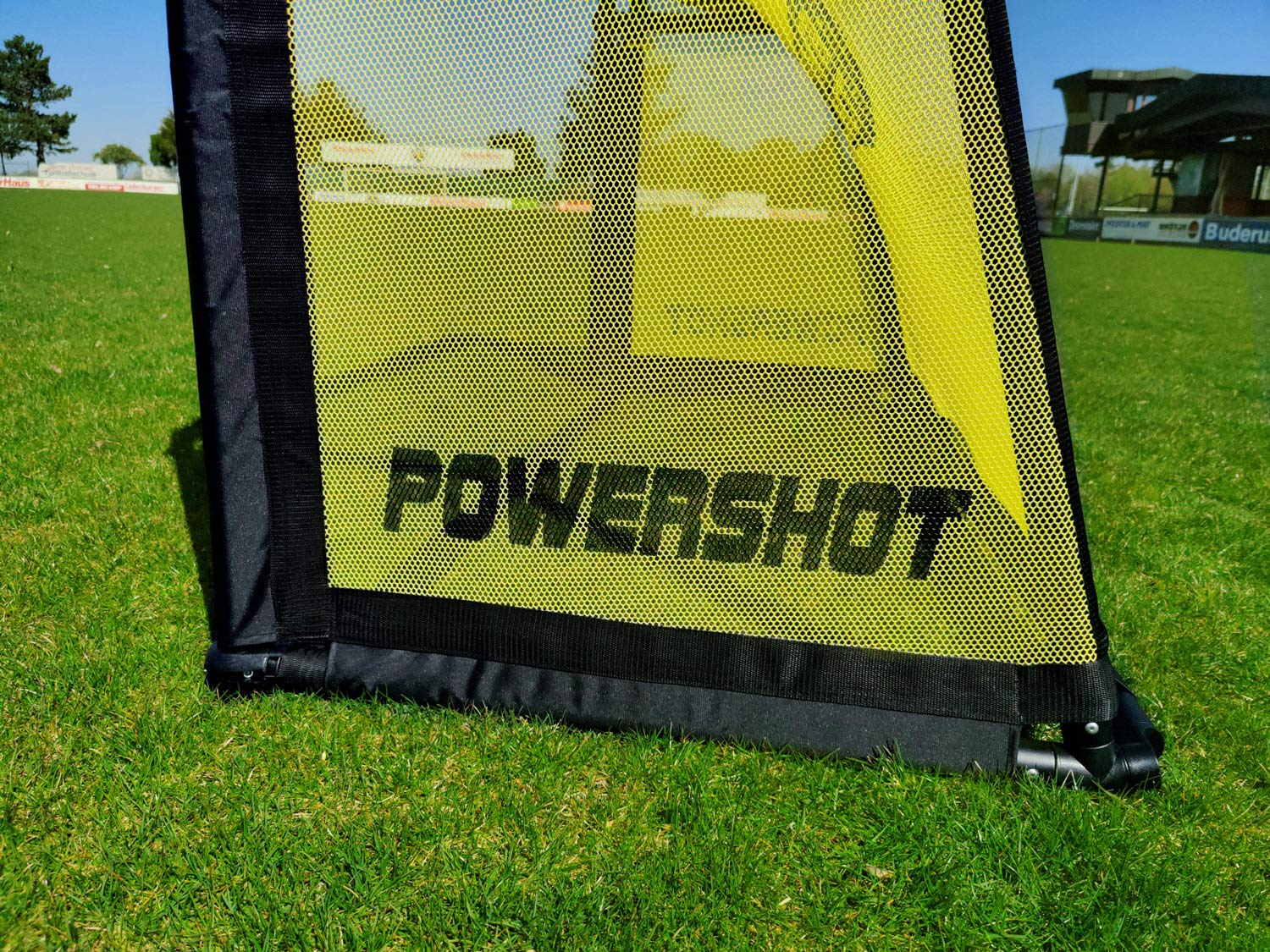 POWERSHOT Mini Porta da Calcio Pieghevole in Alluminio 1,5 x 1 m - Perfetta per Club, Centri di Allenamento e privati