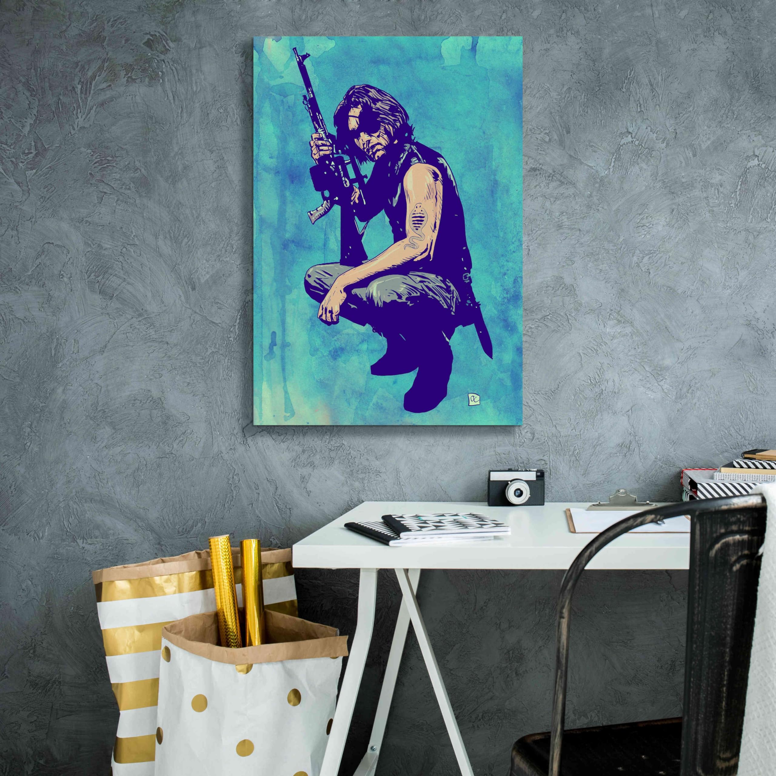 Amazon.com: Epic Graffiti 'Snake Plissken' by Giuseppe Cristiano