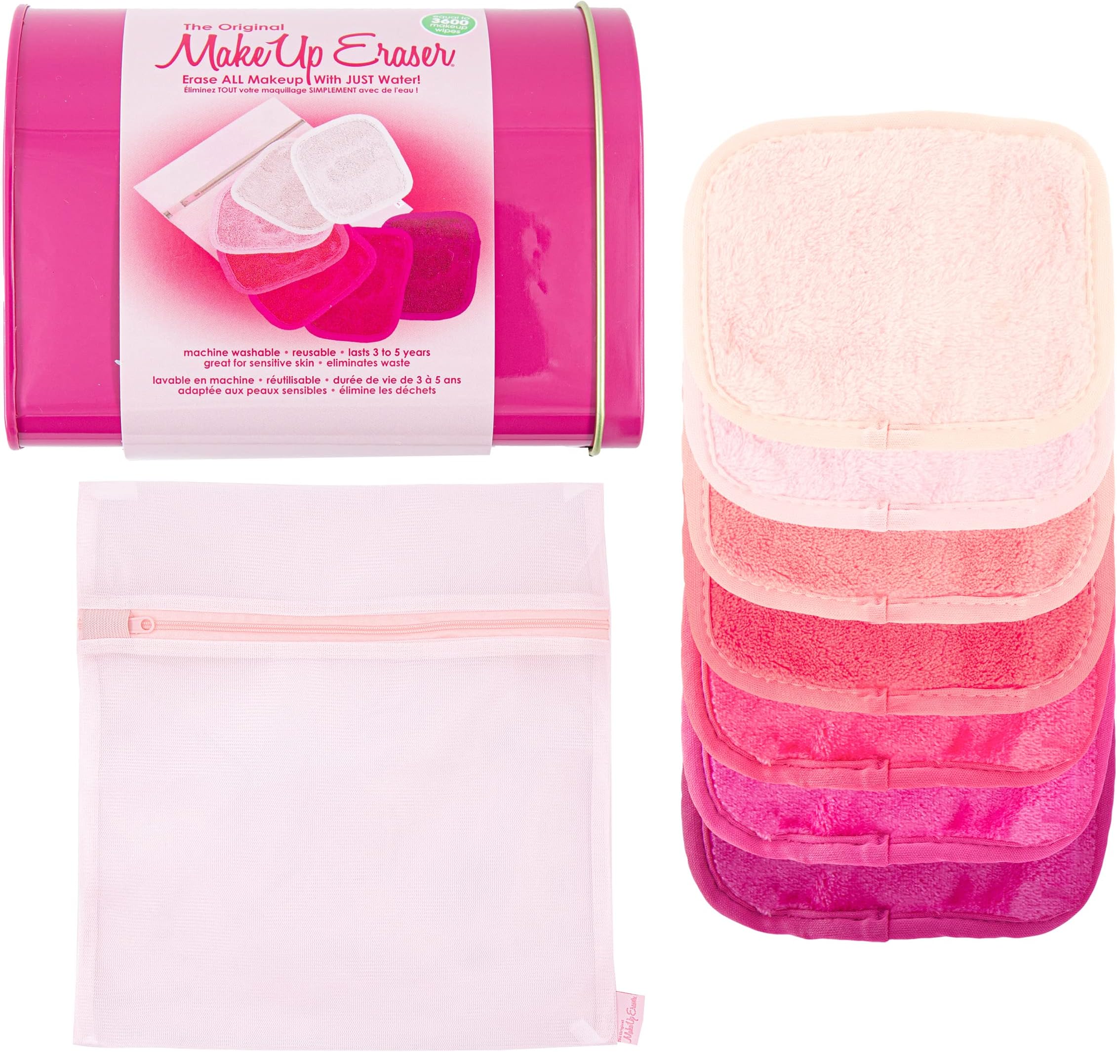 Makeup Eraser Special Delivery 7 Day Set, Erase All Makeup with Just Water, Including Waterproof Mascara, Eyeliner, Foundation, Lipstick, and More