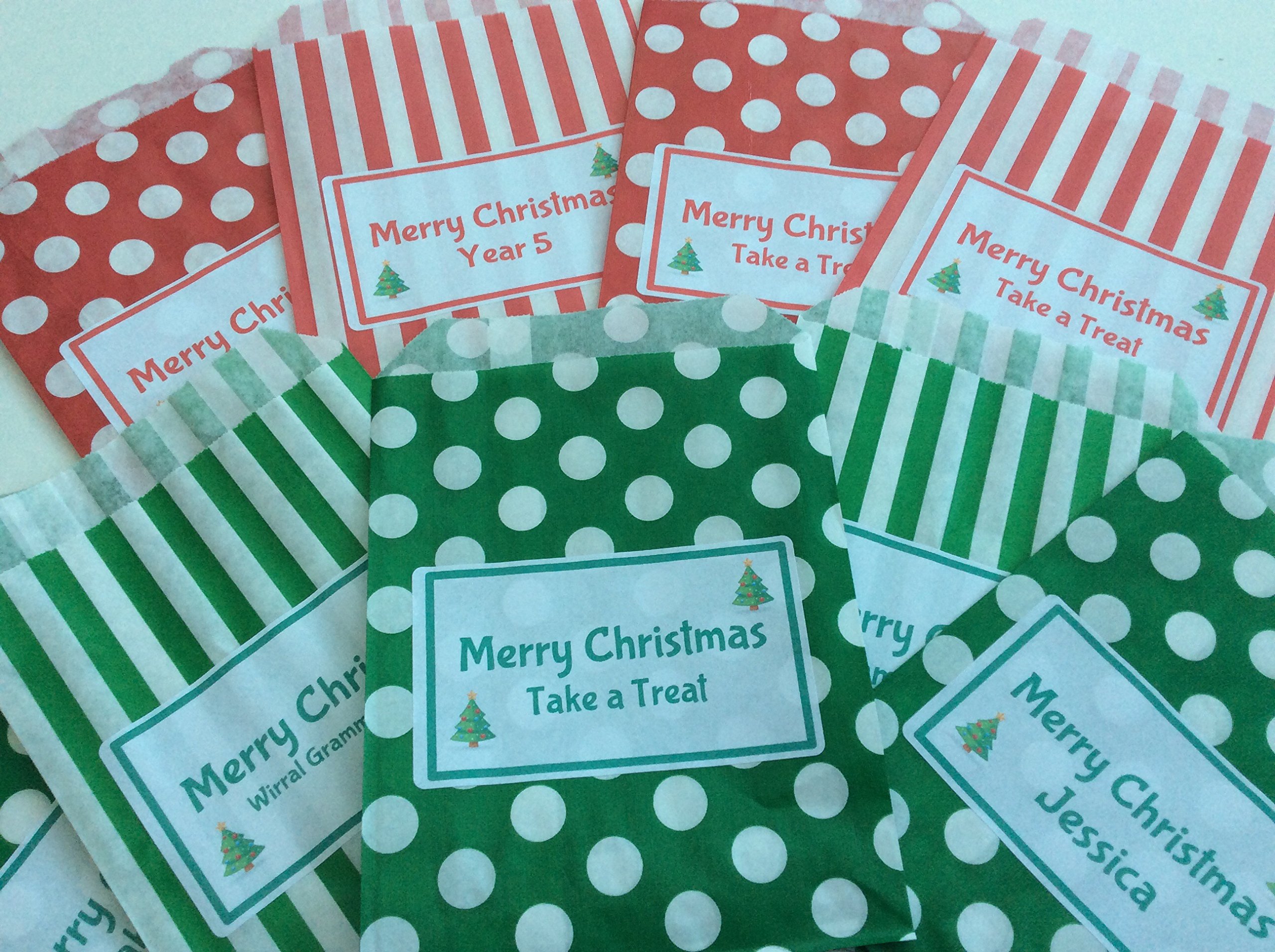 Ava Graceful DesignsPersonalised Christmas Candy Sweet Bags