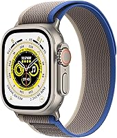 Vista 17 de Apple Watch Ultra [GPS + Celular 49 mm] Caja de titanio con correa Orange Alpine Loop, Mediana (Renovada)