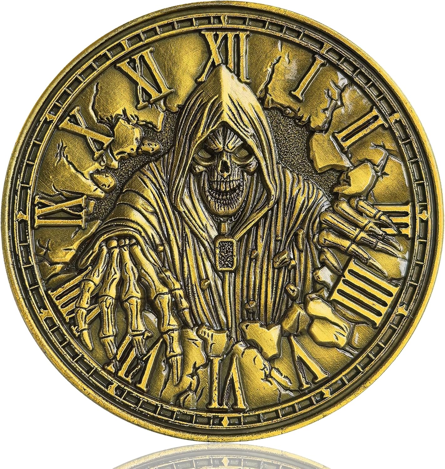 Memento Mori Challenge Coin - Grim Reaper and Barbados | Ubuy