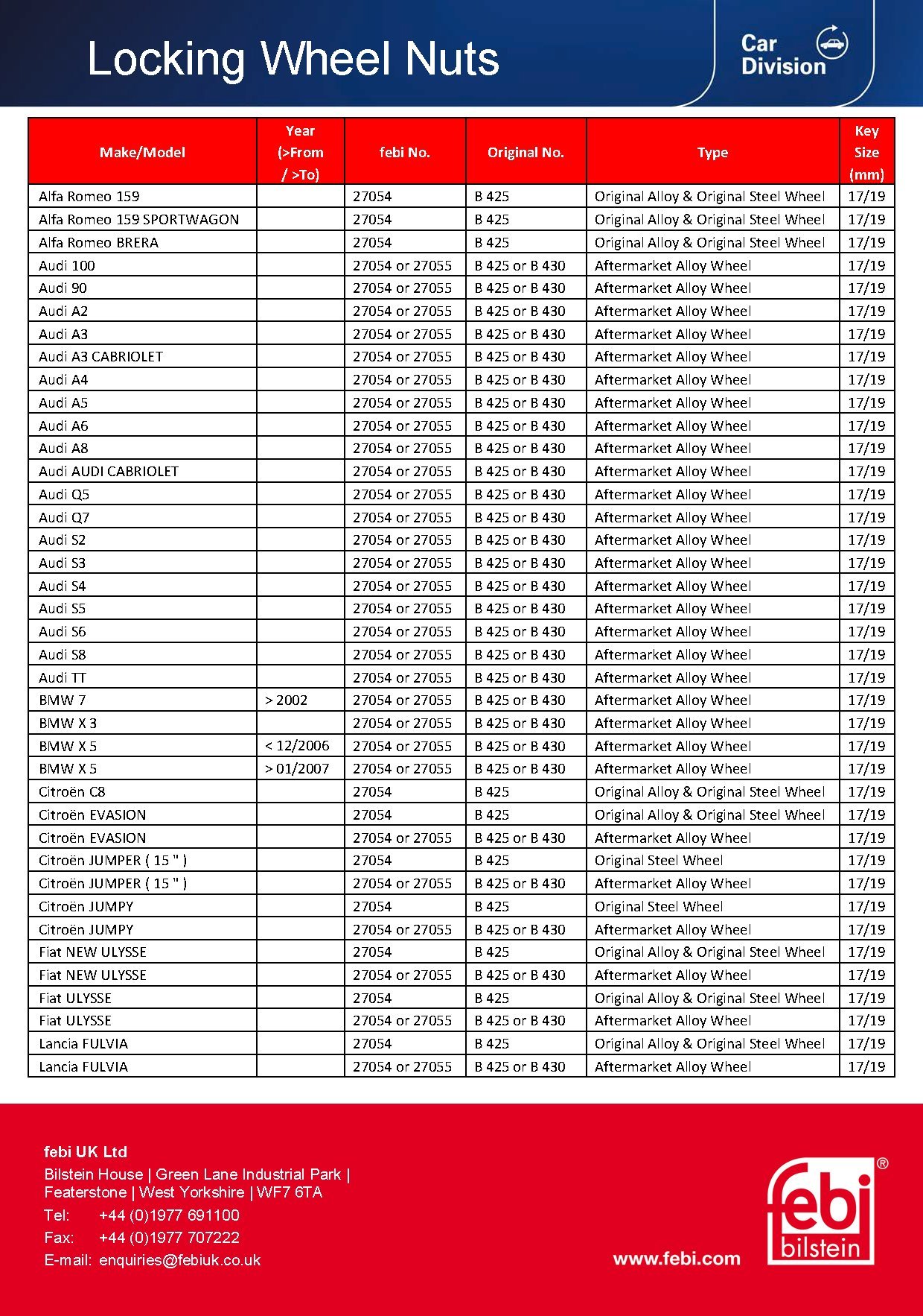 Dorman (610-367.1) 'M12-1.5' 17mm Hex and 29.5mm Long Wheel Bolt