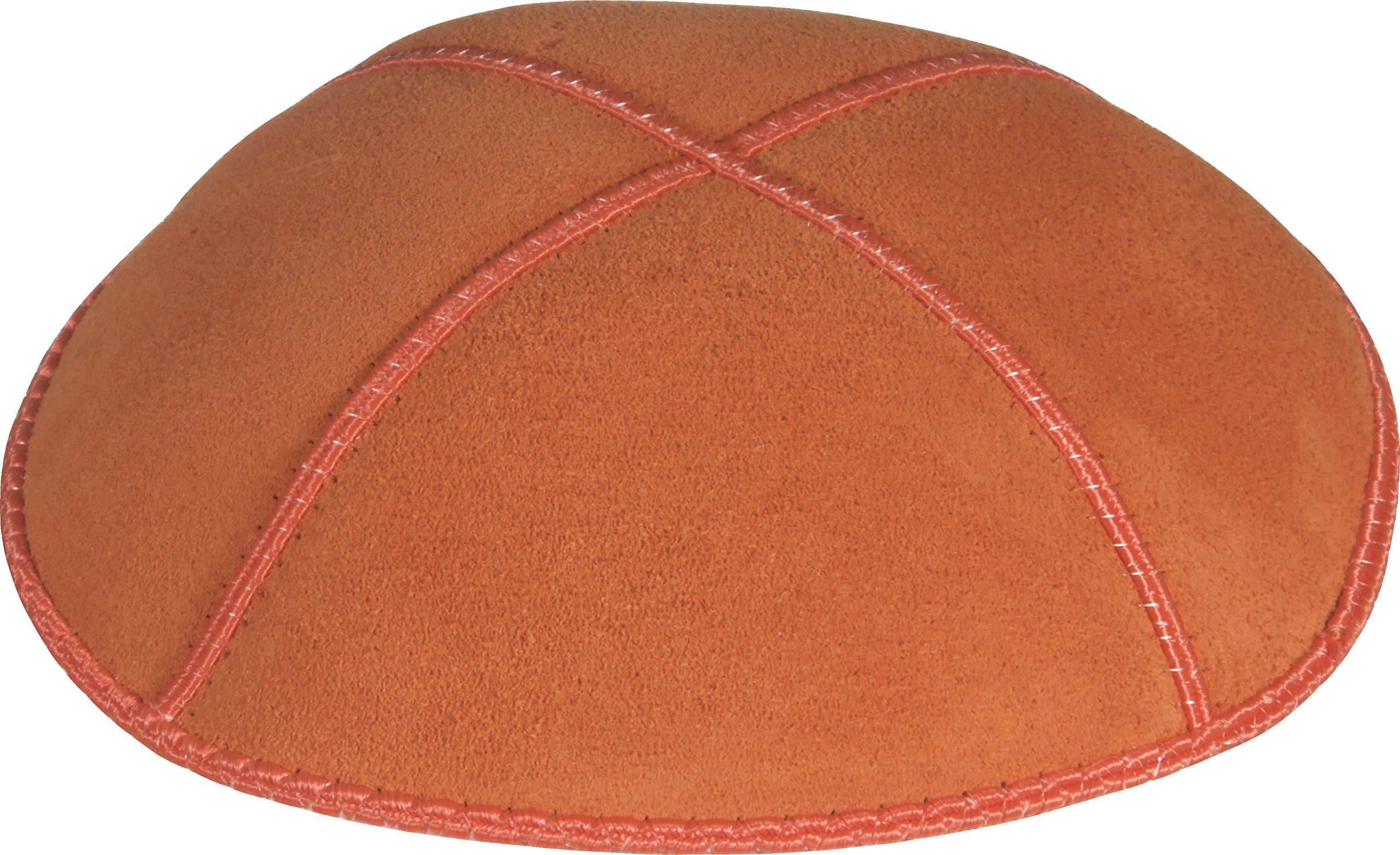 Rimmon Judaica Plain Genuine Suede Kippah with 4 Sections
