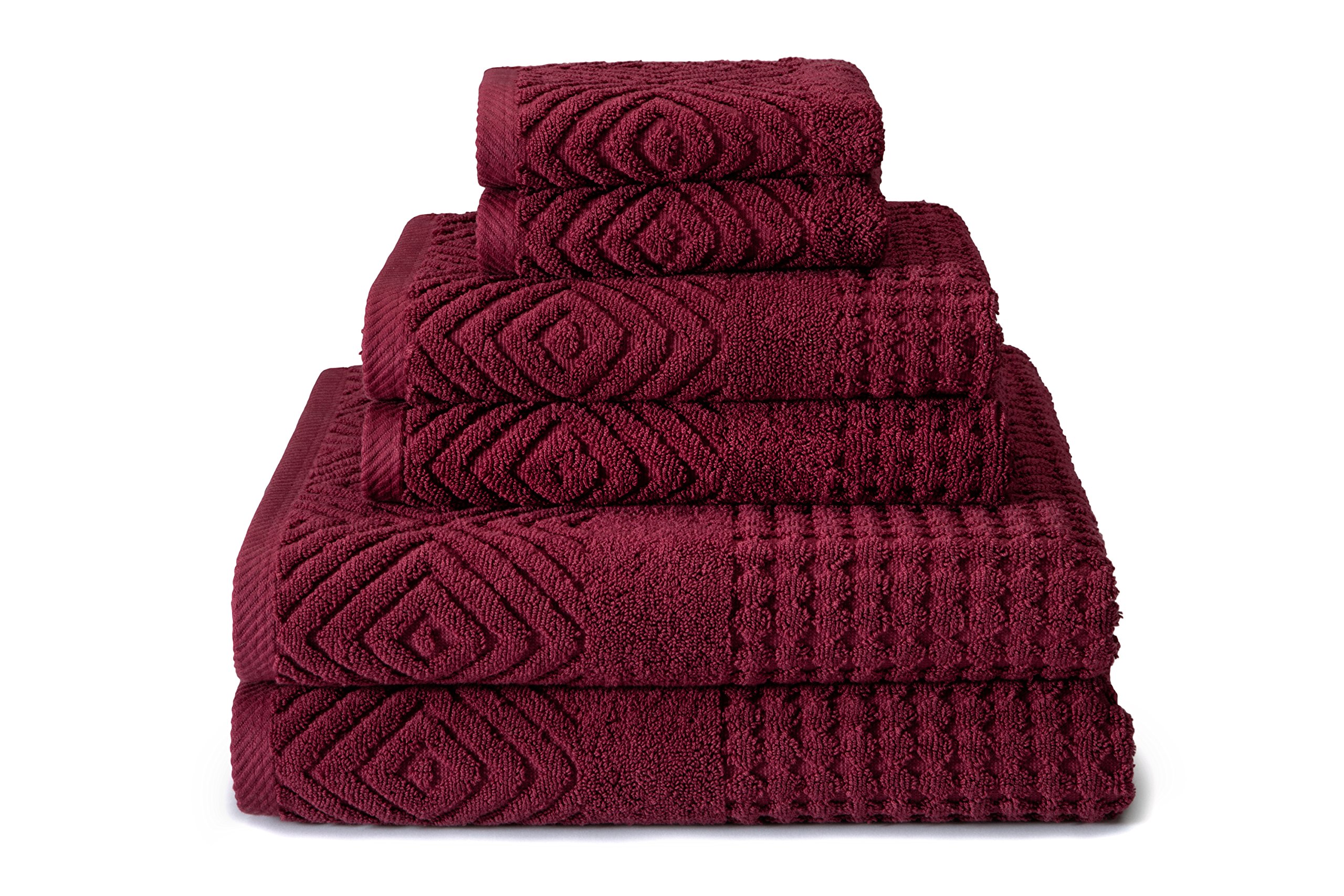 Toallas de algodón orgánico Jacquard para renovar el baño con estilo y suavidad