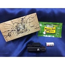 Ncstar Pistol/Rifle LED Flashlight/quick Release Weaver Aqptf W/rem Oil Wipe