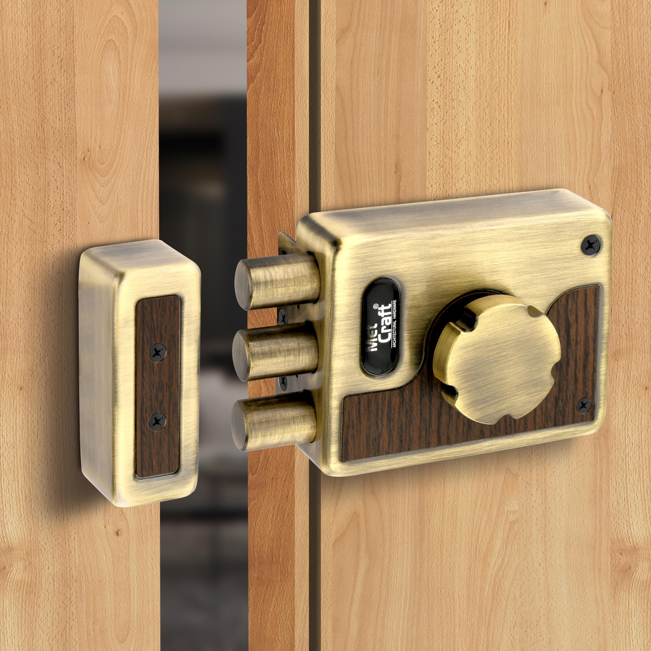 MCAH-501-OSK-AB Combination Main Door Lock (Brown, Glossy Finish) — Amazon image 14