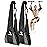 DMoose Ab Straps for Abdominal Muscle Building, Arm Support for Ab Workout, Hanging Ab Straps for Pull Up Bar Attachment, Ab Exercise Gym pullup Equipment for Men Women