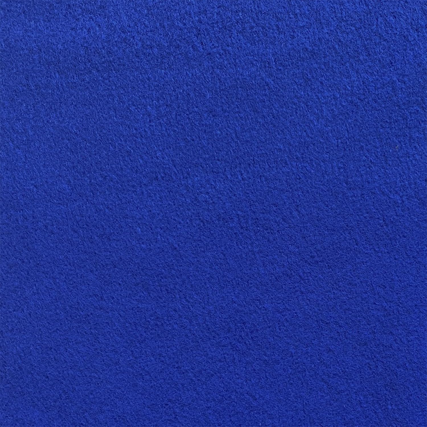 Anti-Pill Fleece Fabric Material by The Yard for Sewing, by David Textiles, Solid Royal Blue