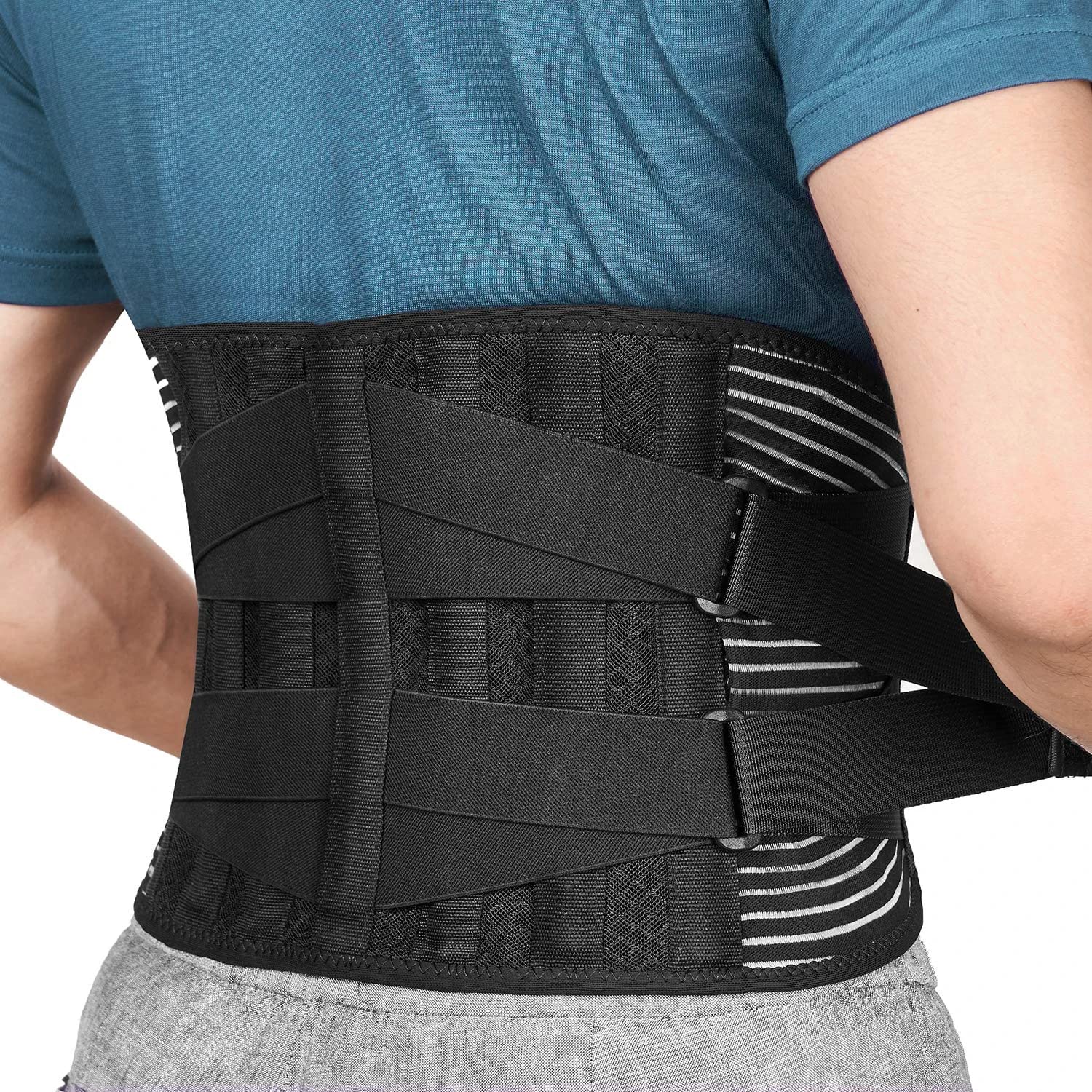 2 Pcs Sciatica Pain Relief Brace, Black Pressure Point Brace Relieve Acupressure