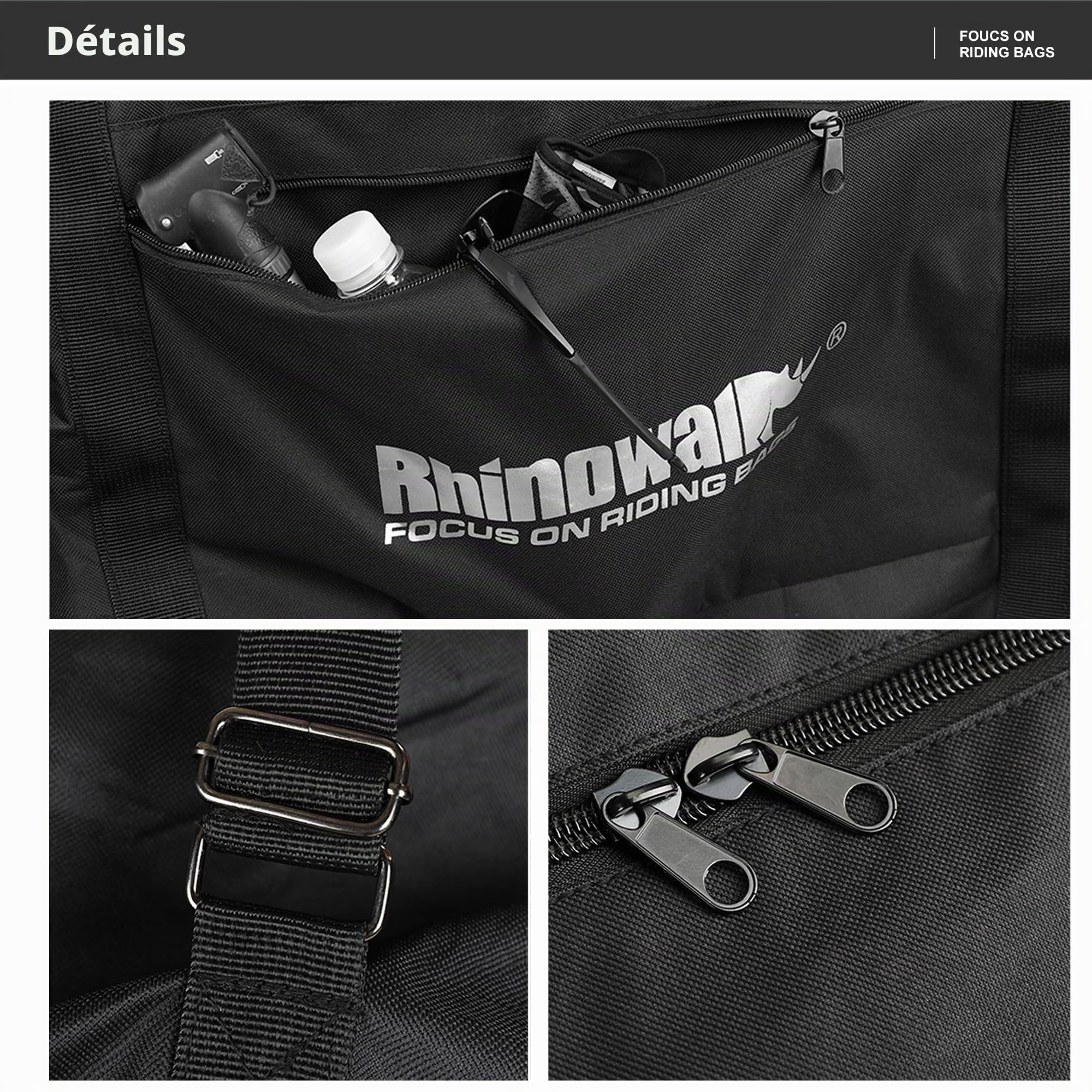 UBORSE Sac de Transport Vélo 29 Pouces Housse de Roue VTT Pliable Sacoche Grand Pliant Porte-Vélo Étanche Pour Cyclisme, Voyage Sac de Voyage Pour Avion VTT/Route/Trotinette Electrique