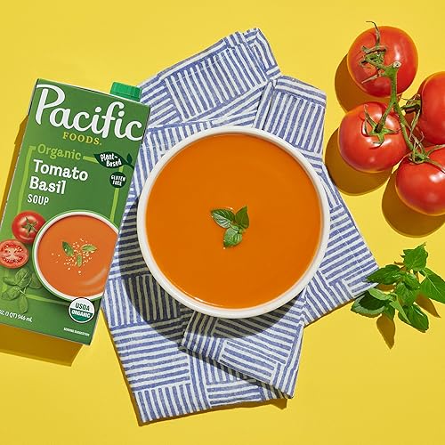 Miniatura 7 de Pacific Foods Sopa de albahaca cremosa y vegana orgánica 32 onzas